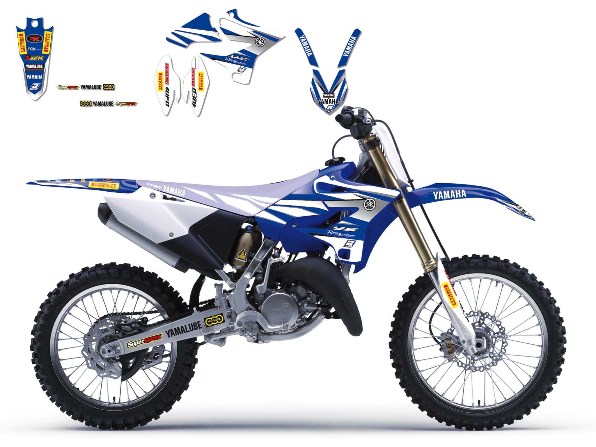 Kit Adhesivos Blackbird Réplica Factory Yamaha 2244R5