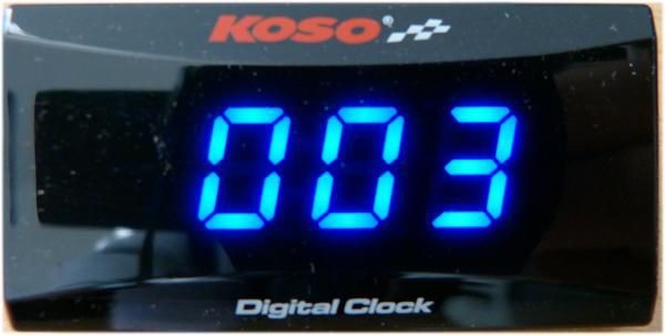 PARA TU MOTO UNIVERSAL - Reloj digital KOSO Super Slim BA024B20 -