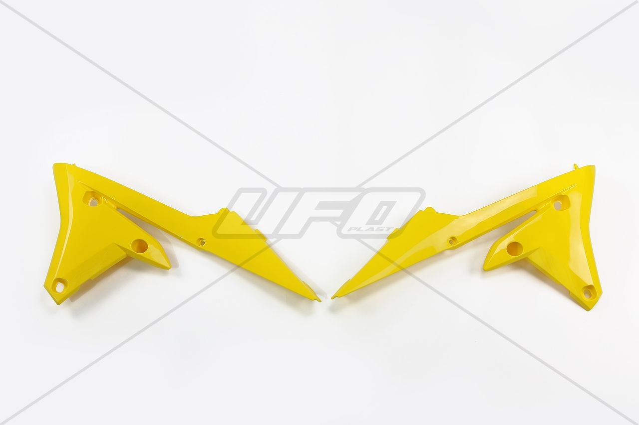 YAMAHA - Plásticos laterales de radiador UFO Yamaha amarillo YA04838-101 -