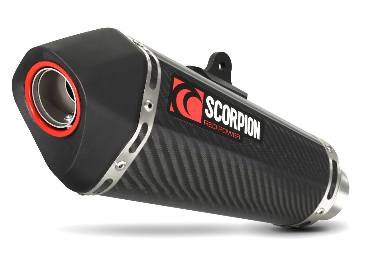 PARA TU MOTO UNIVERSAL - Escape Scorpion Serket sistema completo carbono cónico Yamaha R3 -