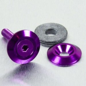 Arandela de Aluminio avellanada M5 (19mm ØExt.) violeta LWAC5P