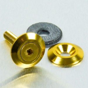 Arandela de Aluminio avellanada M5 (19mm ØExt.) oro LWAC5G