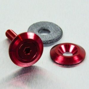 Arandela de Aluminio avellanada M5 (19mm ØExt.) rojo LWAC5R