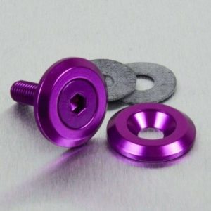 Arandela de Aluminio avellanada M6 violeta LWAC6-19P