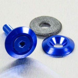 Arandela de Aluminio avellanada M6 azul LWAC6-22B