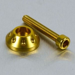 Arandela cónica de Aluminio (25mm ØExt.) para usar con tornillo Allen c/cilíndrica oro LWAPB625G