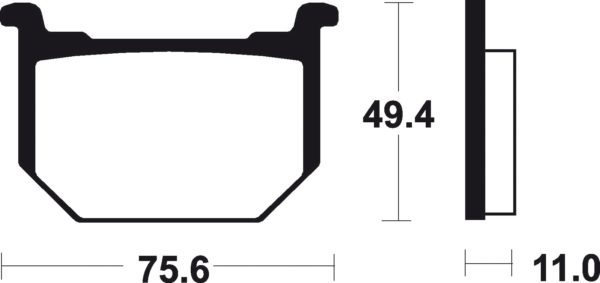 SUZUKI - Pastillas de freno orgánicas Brembo 07SU0312 -