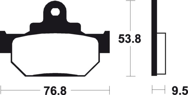 SUZUKI - Pastillas de freno orgánicas Brembo 07SU0808 -