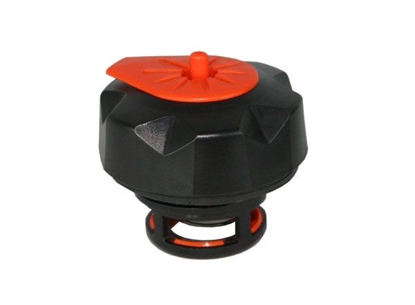 Tapón de gasolina negro/naranja especial para garrafa Tuff Jug