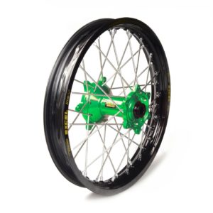 Rueda completa Haan Wheels aro negro 18-2,50 buje verde 1 26013/3/7