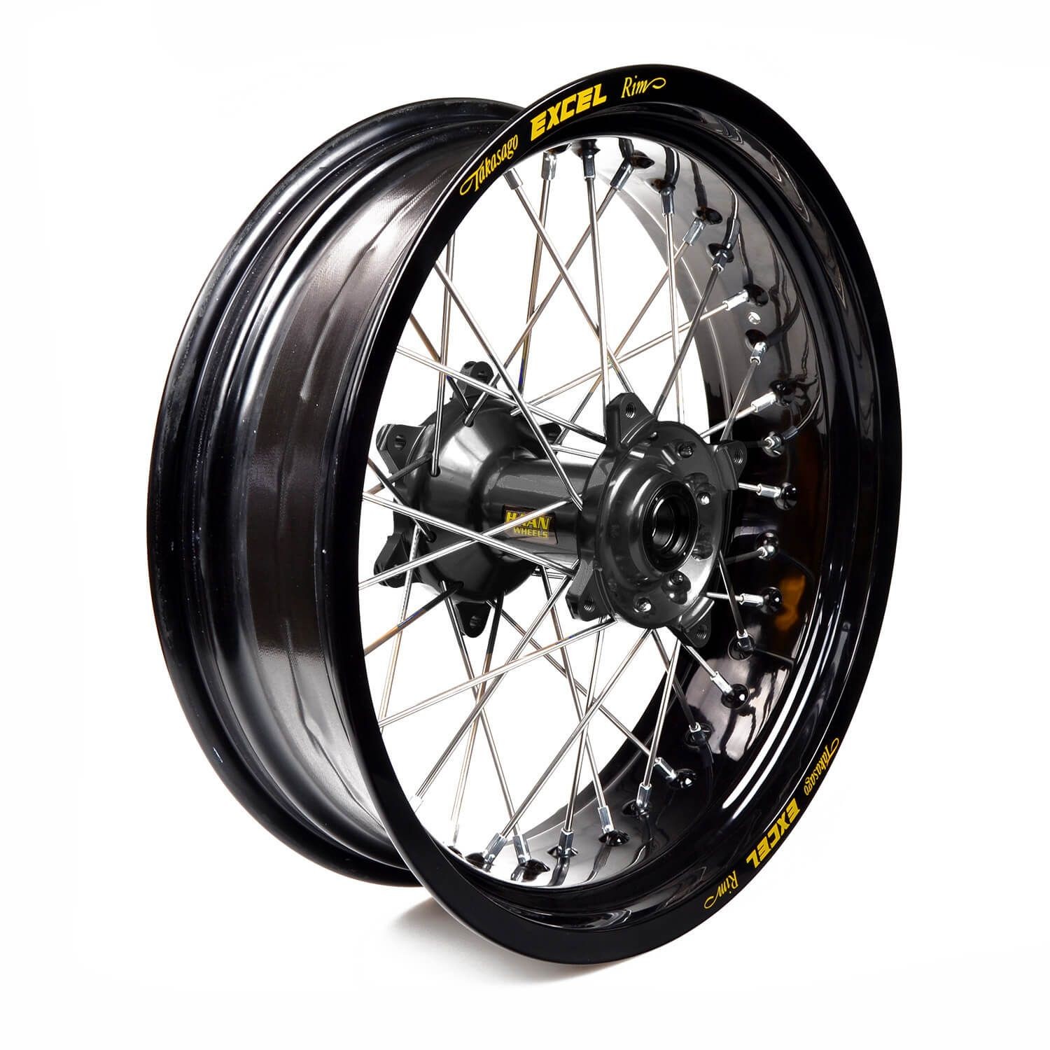 Rueda completa Haan Wheels aro negro 17-5,00 buje negro 1 76009/3/3