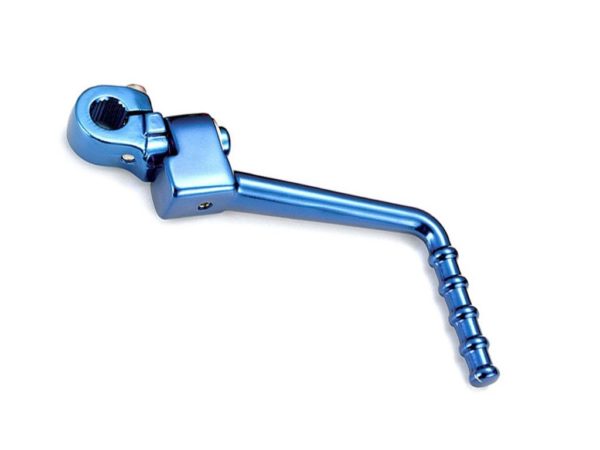 Pedal arranque Derbi. Aluminio. Azul