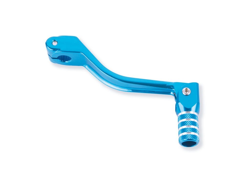 Pedal cambio Derbi DRD. Aluminio. Plata