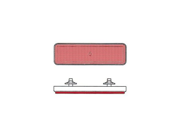 CATADIOPTRICO RECTANGULAR TRASERO