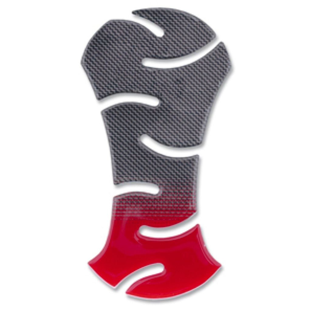 Protector de depósito carbono. Rojo