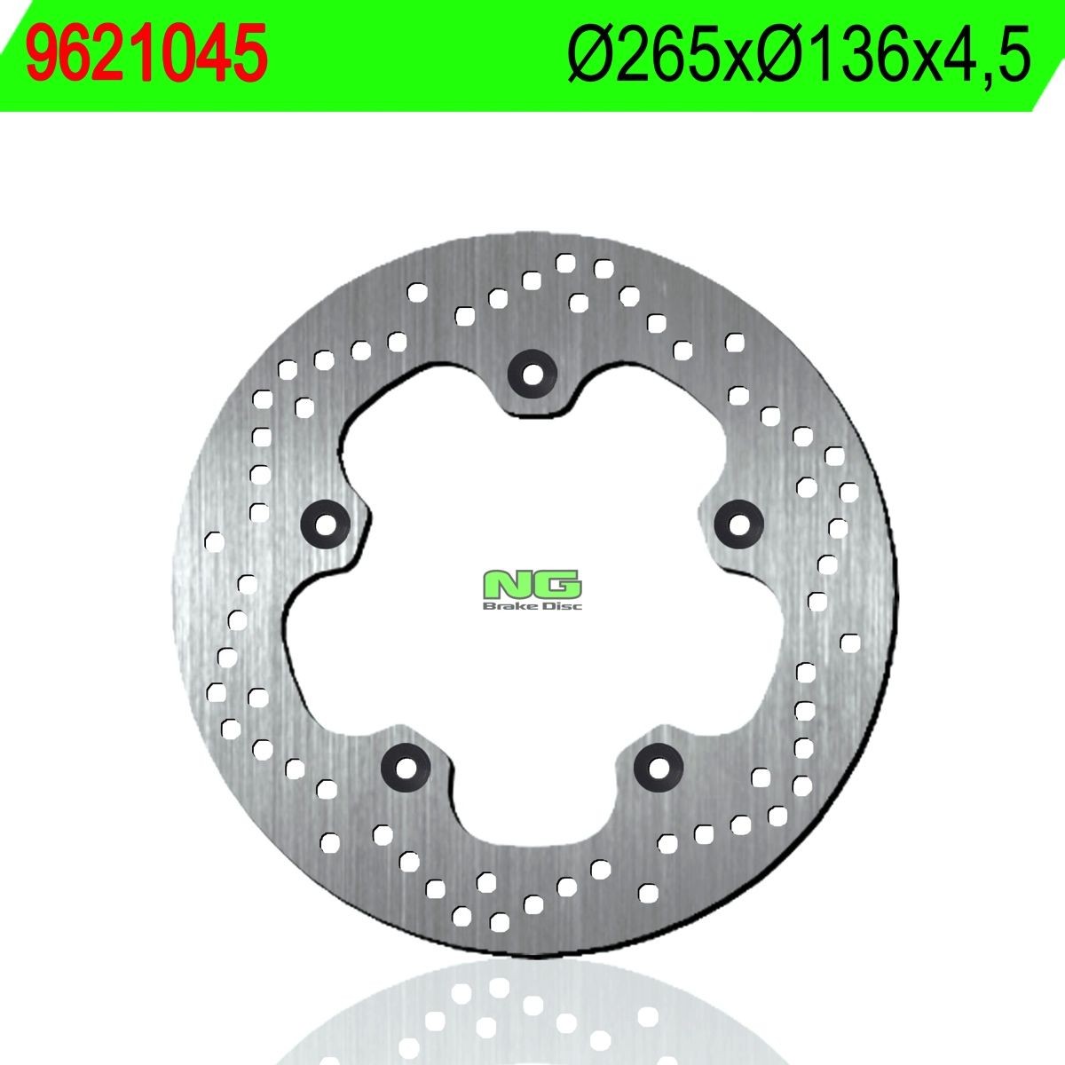 Disco de freno NG 1045 Ø265 x Ø136.5 x 4.5