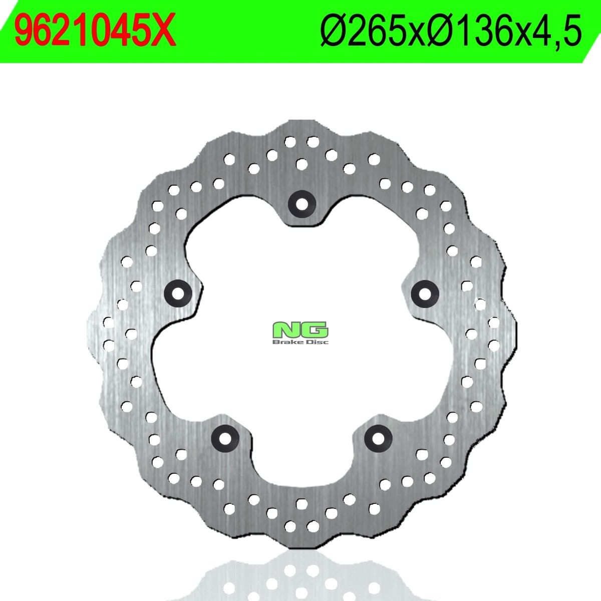 Disco de freno NG ondulado1045X Ø265 x Ø135.5 x 4.5