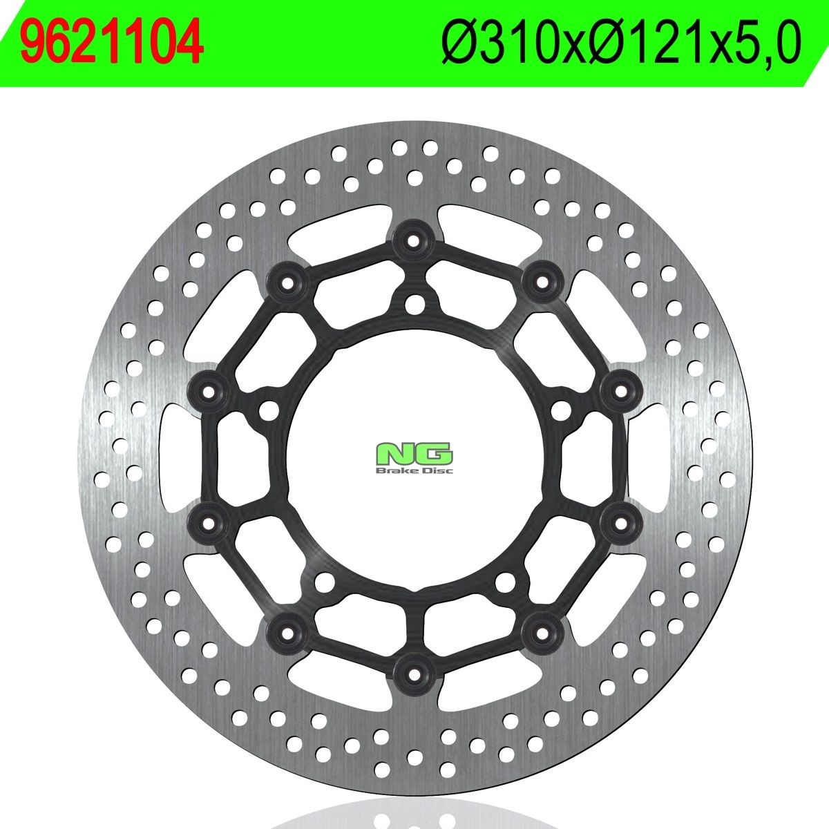 Disco de freno NG 1104 Ø310 x Ø121.5 x 5