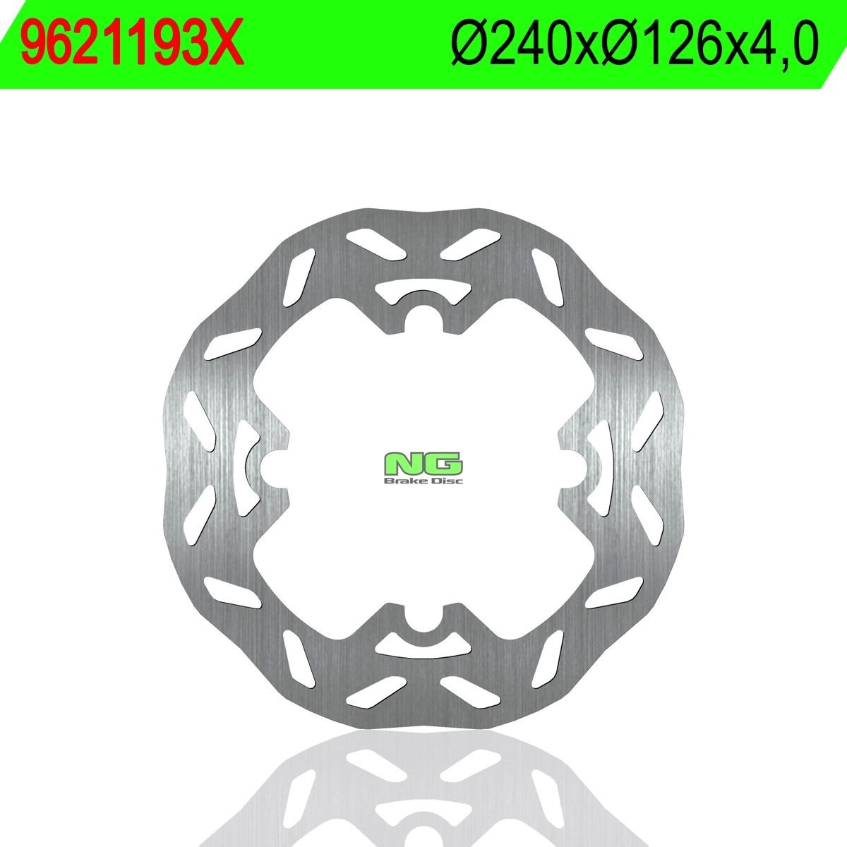 Disco de freno NG ondulado 1193X Ø240 x Ø126 x 4