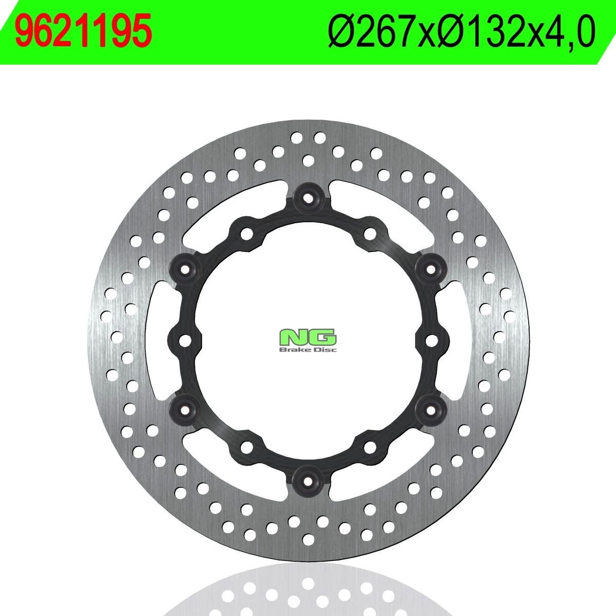 Disco de freno NG 1195 Ø267 x Ø132 x 4