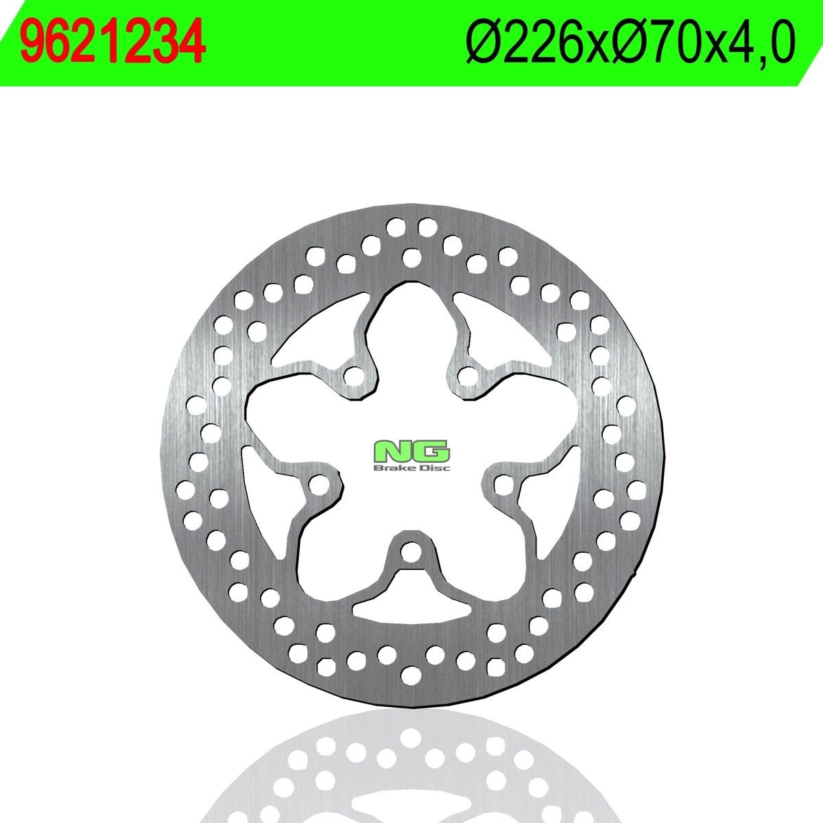 Disco de freno NG 1234 Ø226 x Ø70 x 3.5