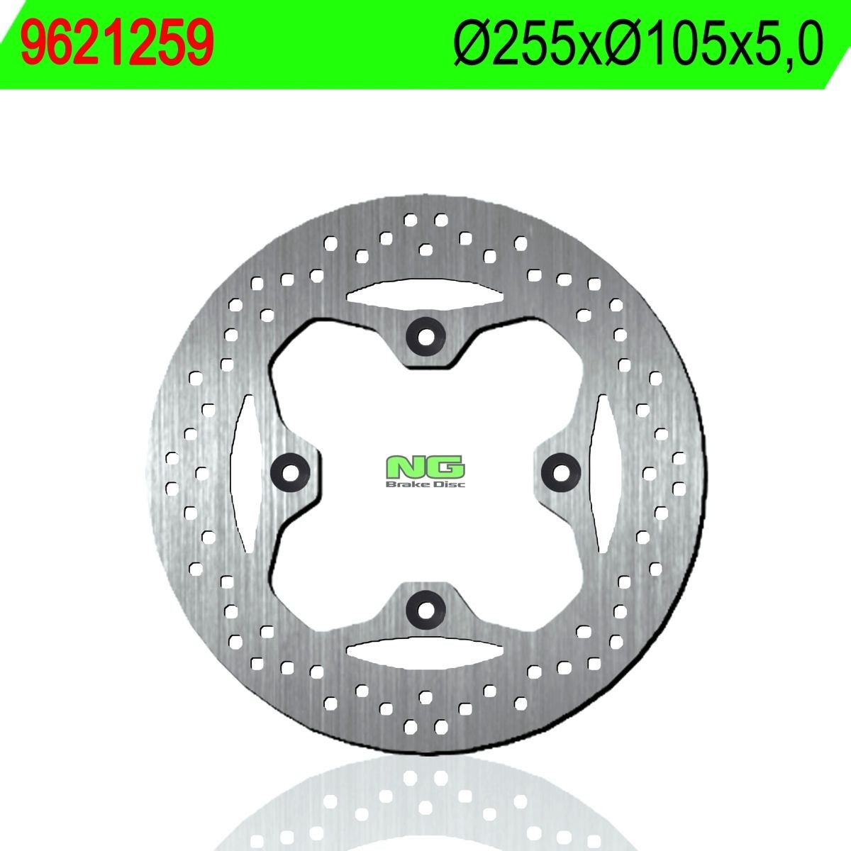 Disco de freno NG 1259 Ø255 x Ø105 x 5
