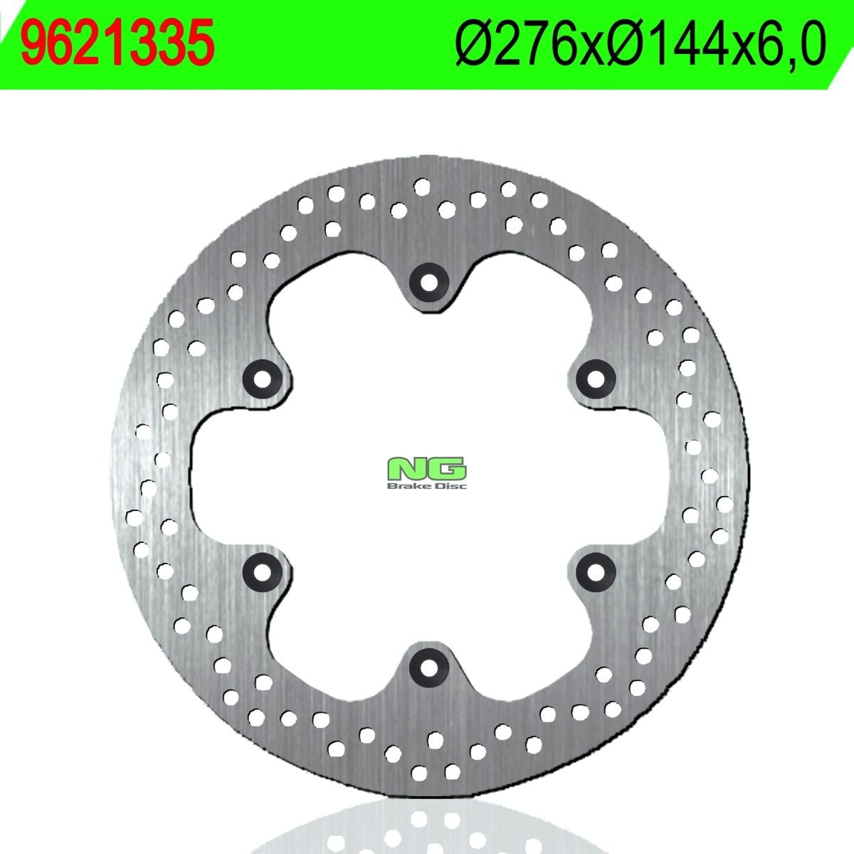 Disco de freno NG 1335 Ø276 x Ø144 x 6