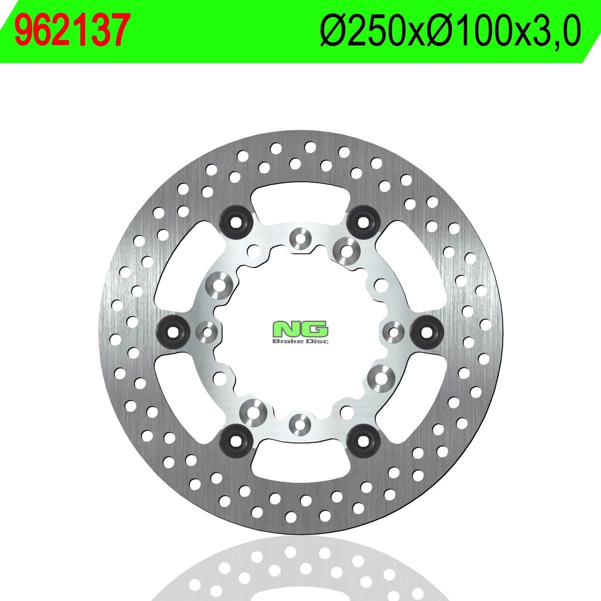 Disco de freno flotante NG 137 Ø250 x Ø100 x 3