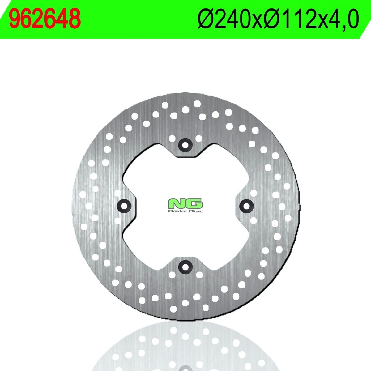 Disco de freno NG 648 Ø240 x Ø112 x 4
