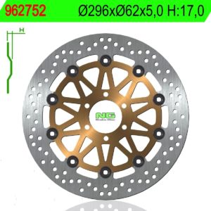 Disco de freno NG 752 Ø296 x Ø62 x 5