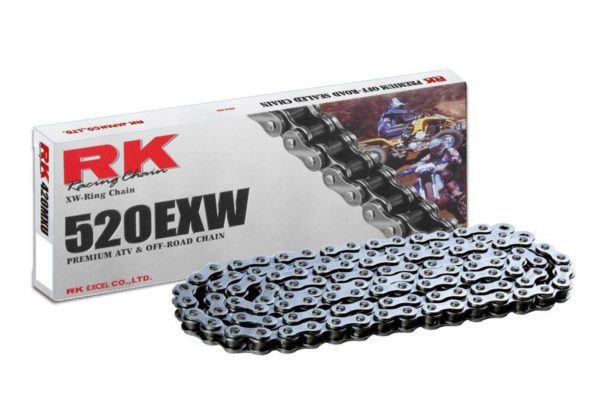 Cadena RK 520EXW con 142 eslabones negro