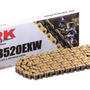 PARA TU MOTO UNIVERSAL - Cadena RK GB520EXW con 30 eslabones oro -