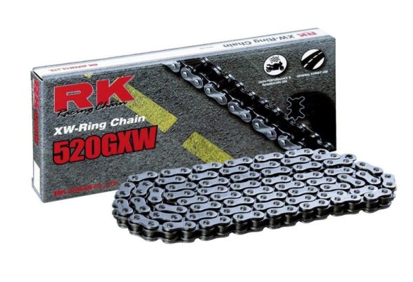 Cadena RK 520GXW con 78 eslabones negro