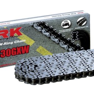 Cadena RK 530GXW con 124 eslabones negro