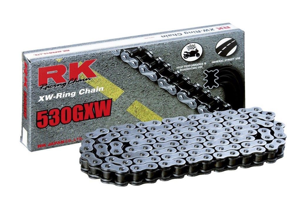 Cadena RK 530GXW con 136 eslabones negro