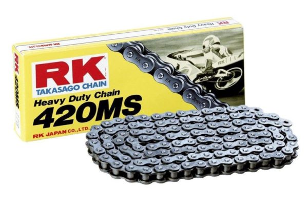 Cadena RK 420MS con 142 eslabones negro