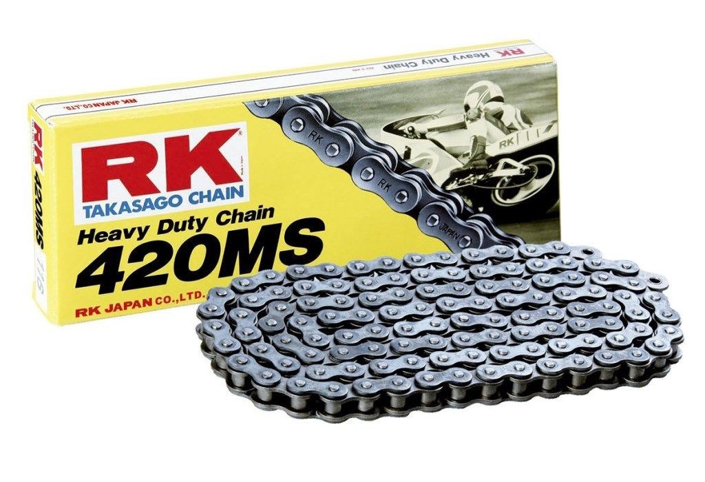 Cadena RK 420MS con 142 eslabones negro