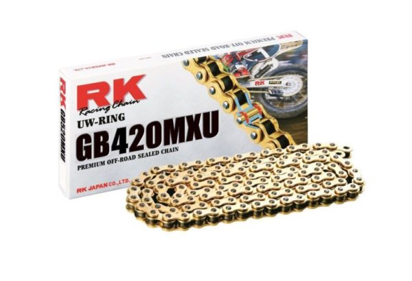 Cadena RK GB420MXU con 84 eslabones oro