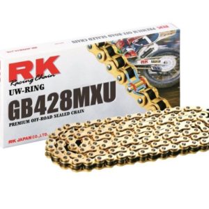 Cadena RK GB428MXU con 36 eslabones oro