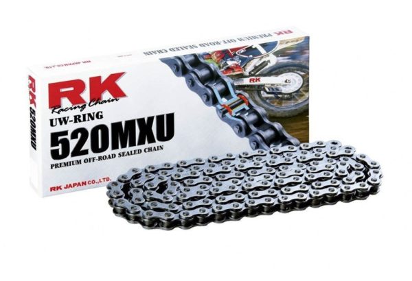 PARA TU MOTO UNIVERSAL - Cadena RK 520MXU con 36 eslabones negro -