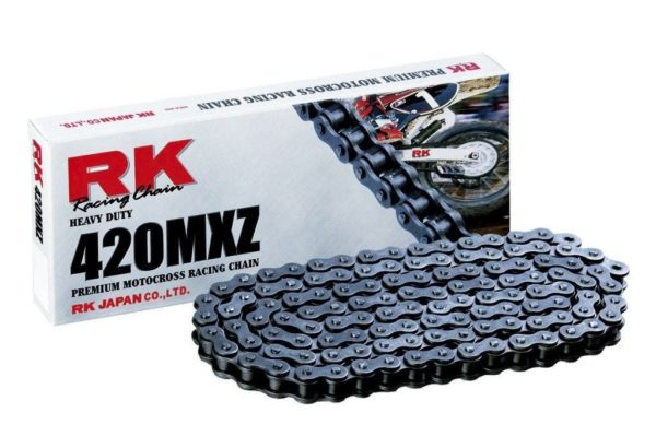 PARA TU MOTO UNIVERSAL - Cadena RK 420MXZ con 60 eslabones negro -