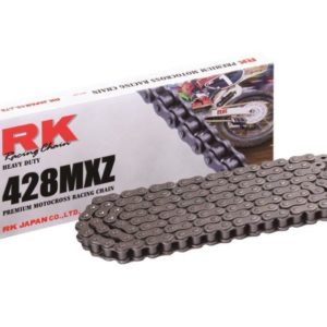 PARA TU MOTO UNIVERSAL - Cadena RK GB428MXZ con 144 eslabones oro -