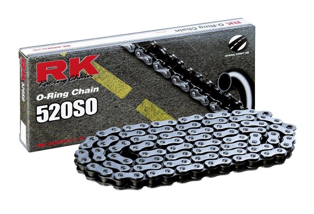 Cadena RK 520SO con 30 eslabones negro