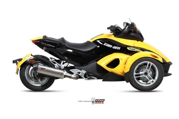 CAN-AM SPYDER 1000 IE - Mivv Oval titanio, copa carbono CAN-AM SPYDER 1000 2007+ -