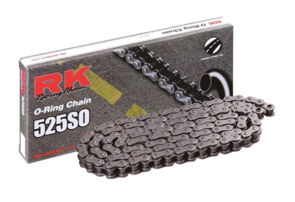 Cadena RK 525SO con 134 eslabones negro