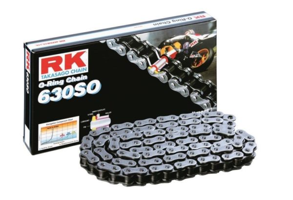 Cadena RK 630SO con 136 eslabones negro