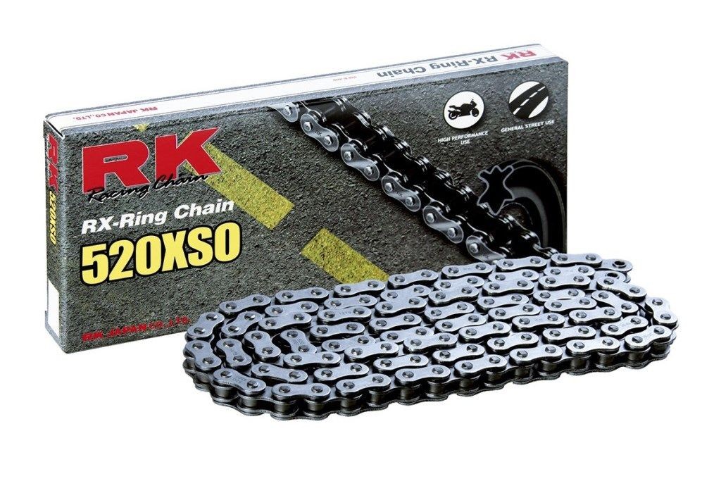Cadena RK 520XSO con 36 eslabones negro
