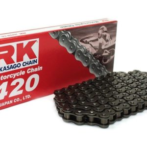 PARA TU MOTO UNIVERSAL - Cadena RK 420M con 134 eslabones negro -