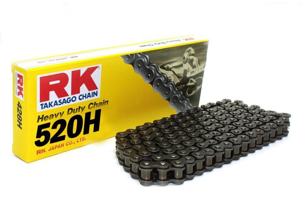 Cadena RK 520H con 132 eslabones negro