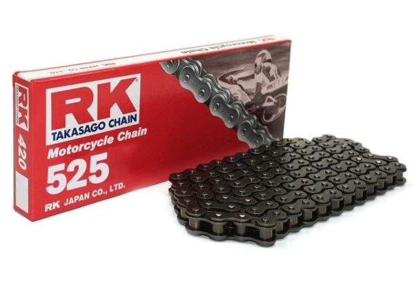 Cadena RK 525M con 138 eslabones negro